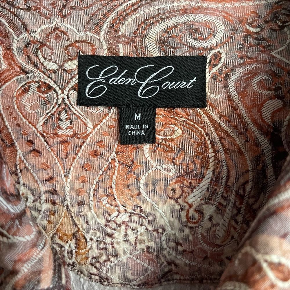 Eden Court Tapestry Style Lightweight Jacket Size Medium - Picture 8 of 8